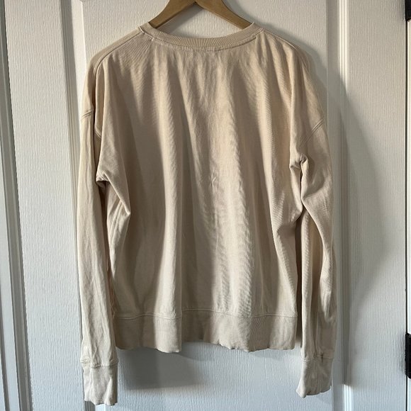 Lauren Ralph Lauren French Terry Beaded Embossed Crew Neck Sweatshirt Size Small - Picture 5 of 5